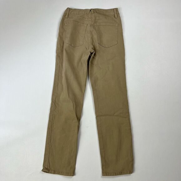 GOOD AMERICAN Good Classic Straight Leg Pants Jeans Postal Khaki Women's 4/27 - Picture 9 of 10